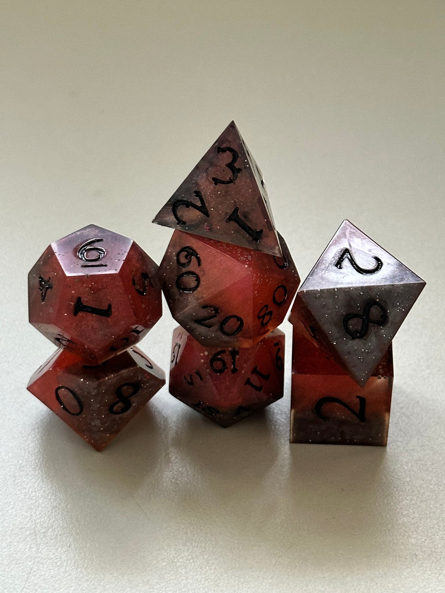 Firey dice