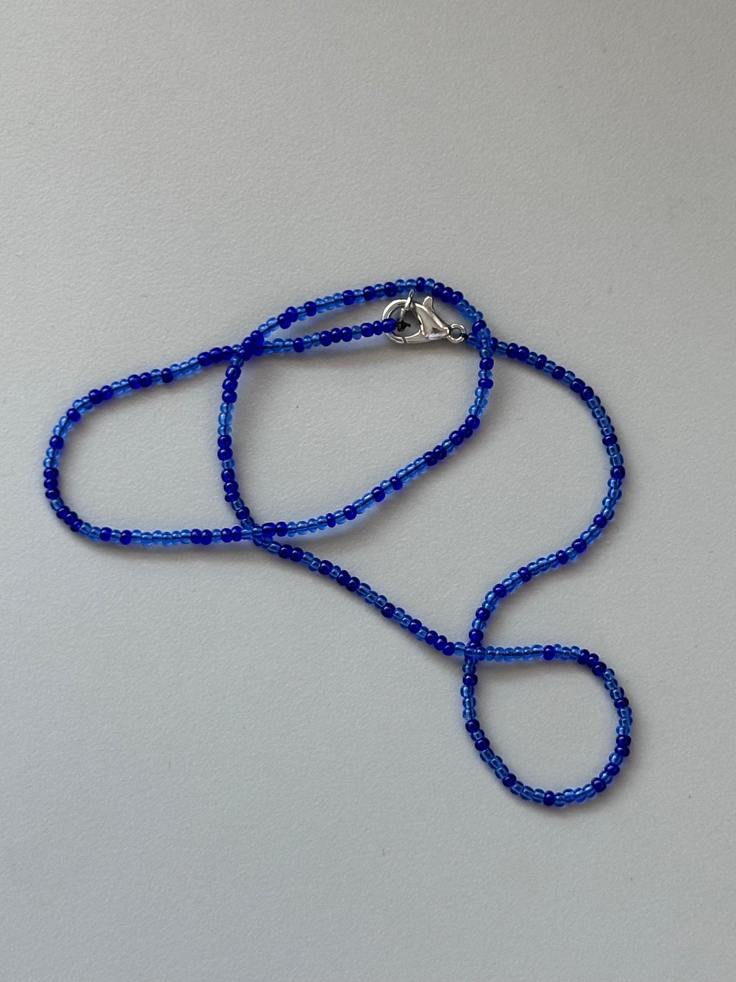 Blue necklace