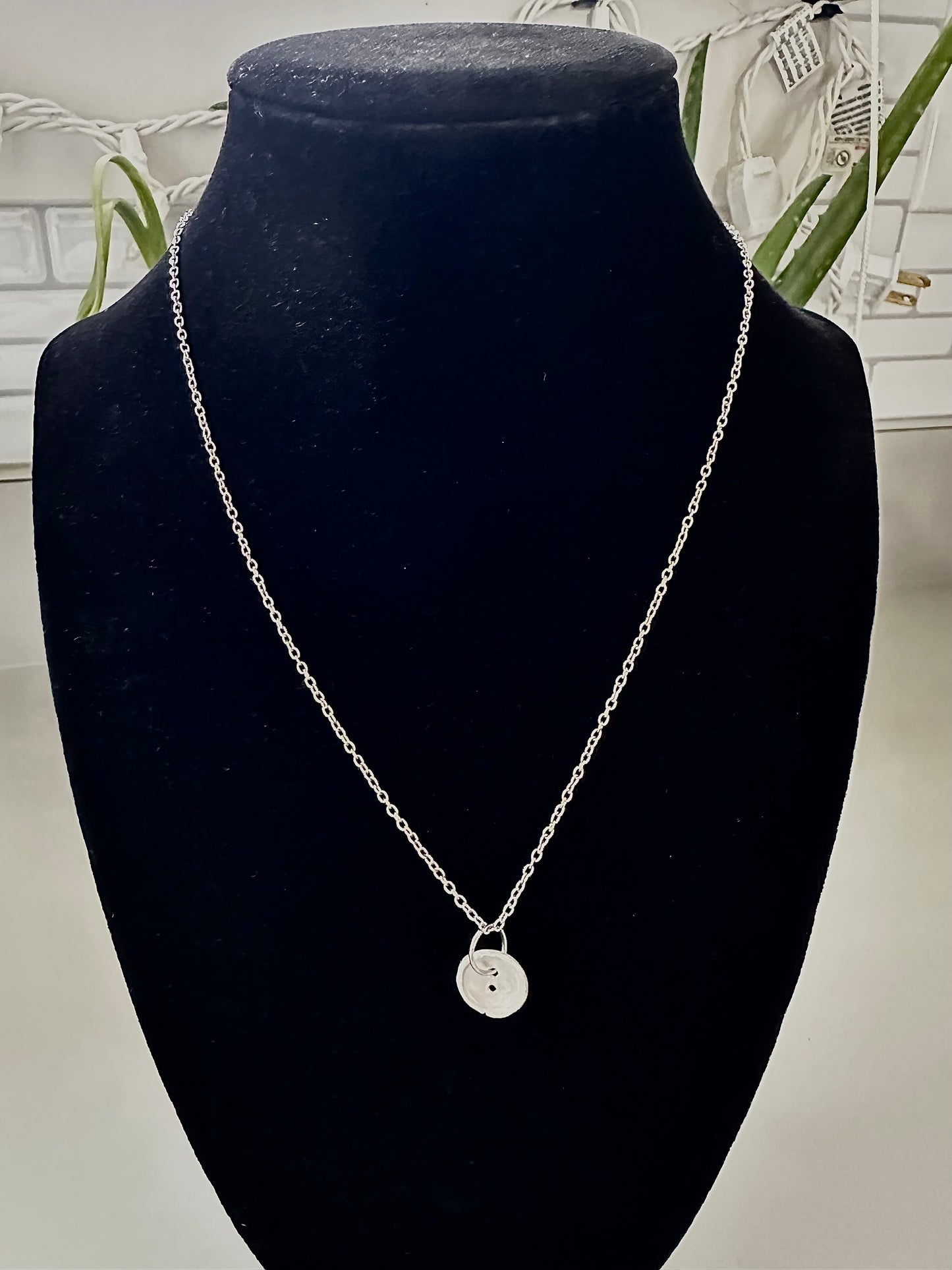 Button necklace