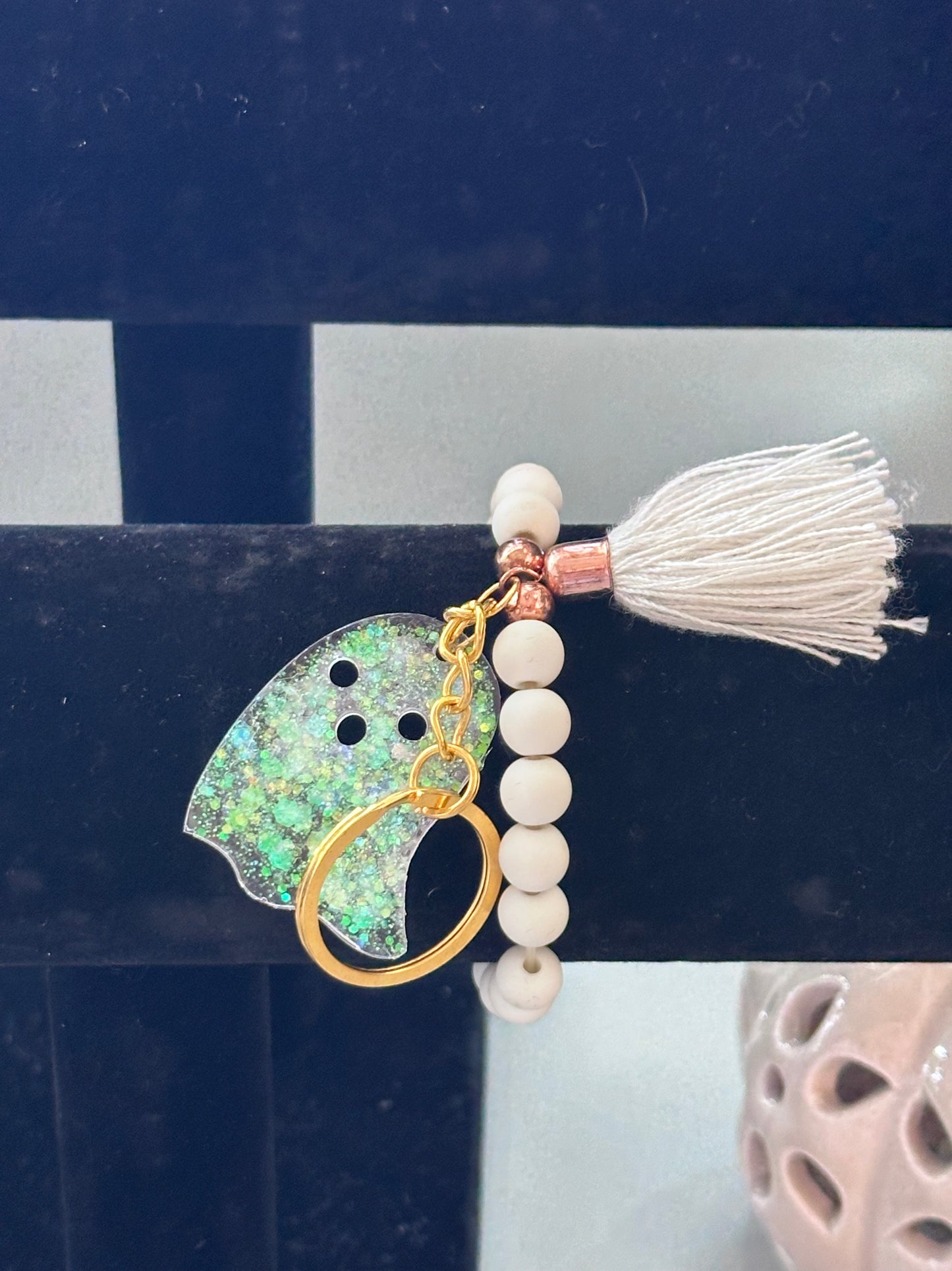 Ghost bracelet keychain