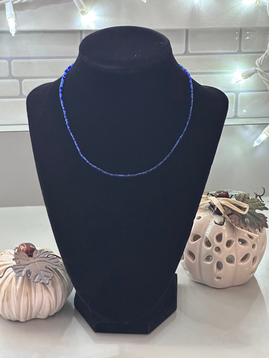 Blue necklace