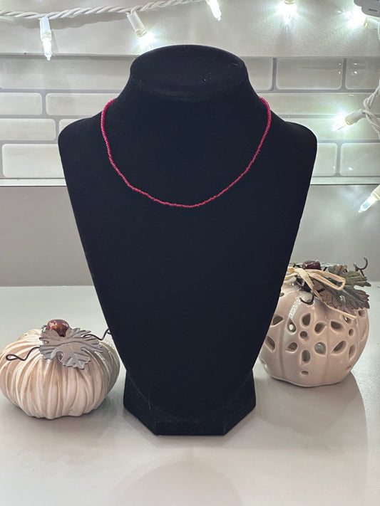 Red necklace