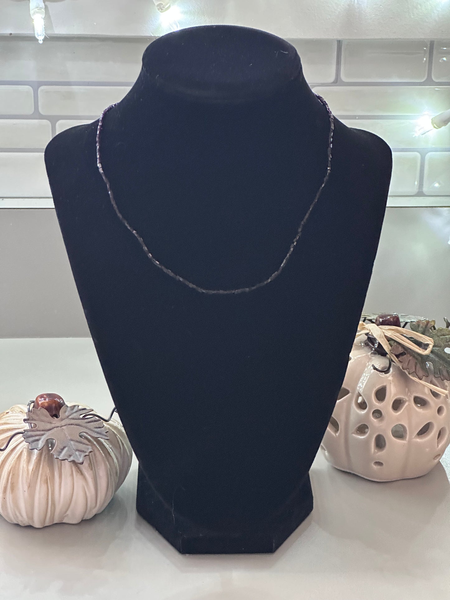 Dark purple necklace