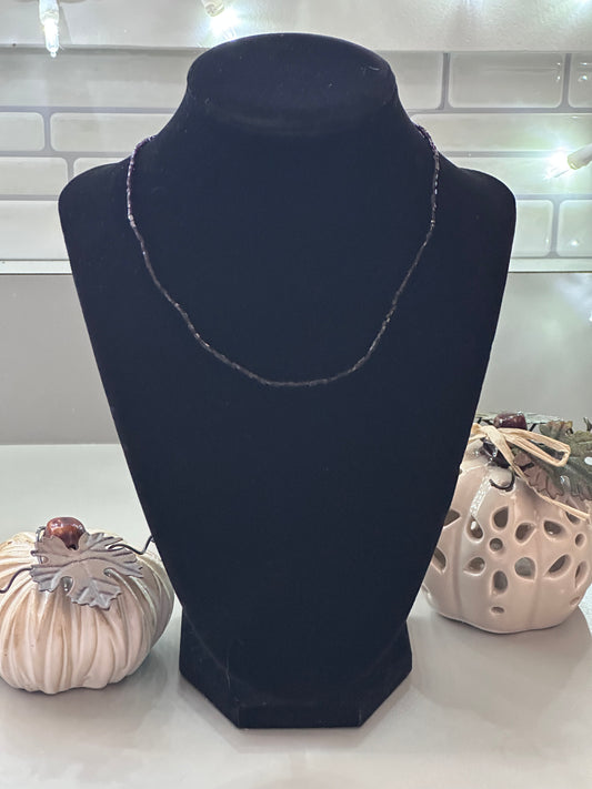 Dark purple necklace