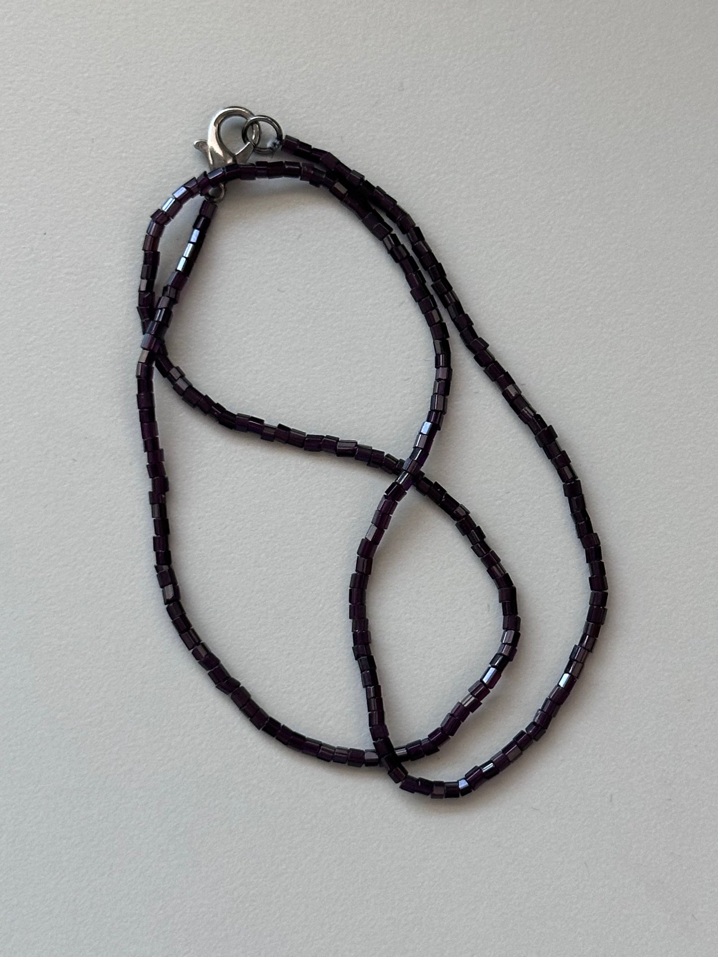 Dark purple necklace