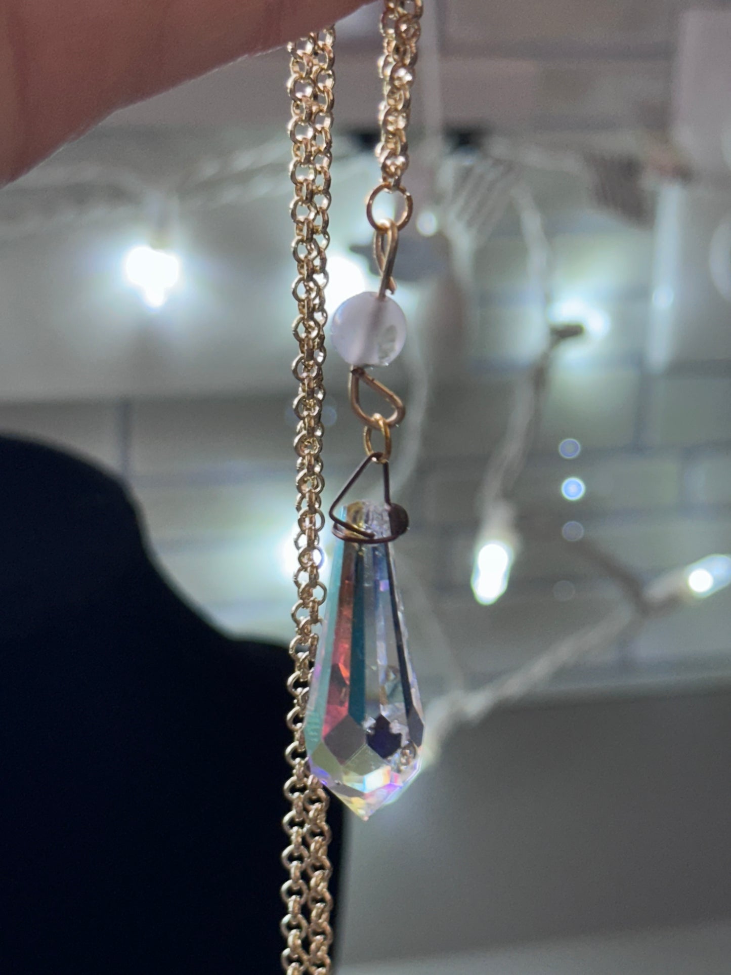 Sun catcher necklace