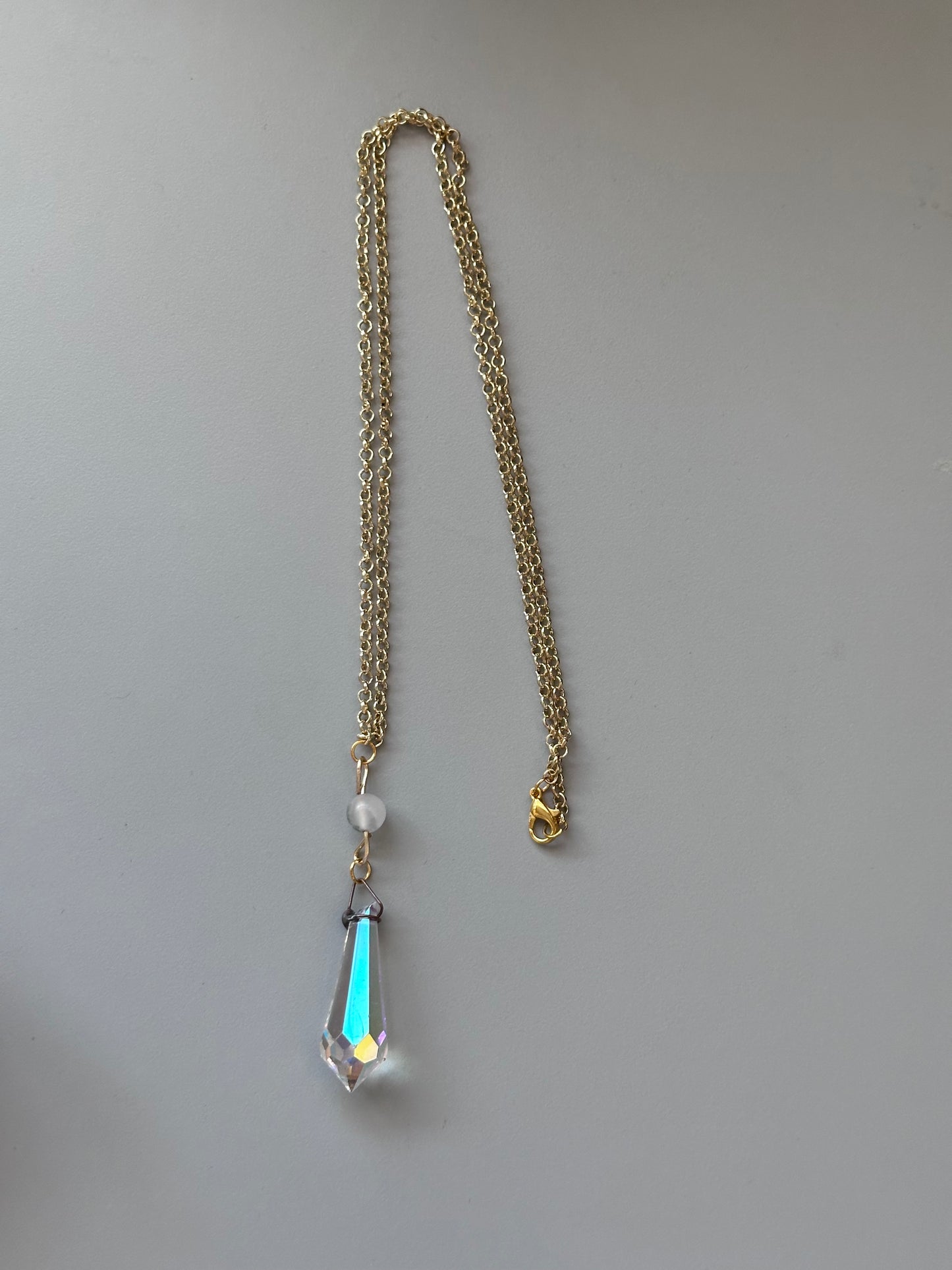 Sun catcher necklace