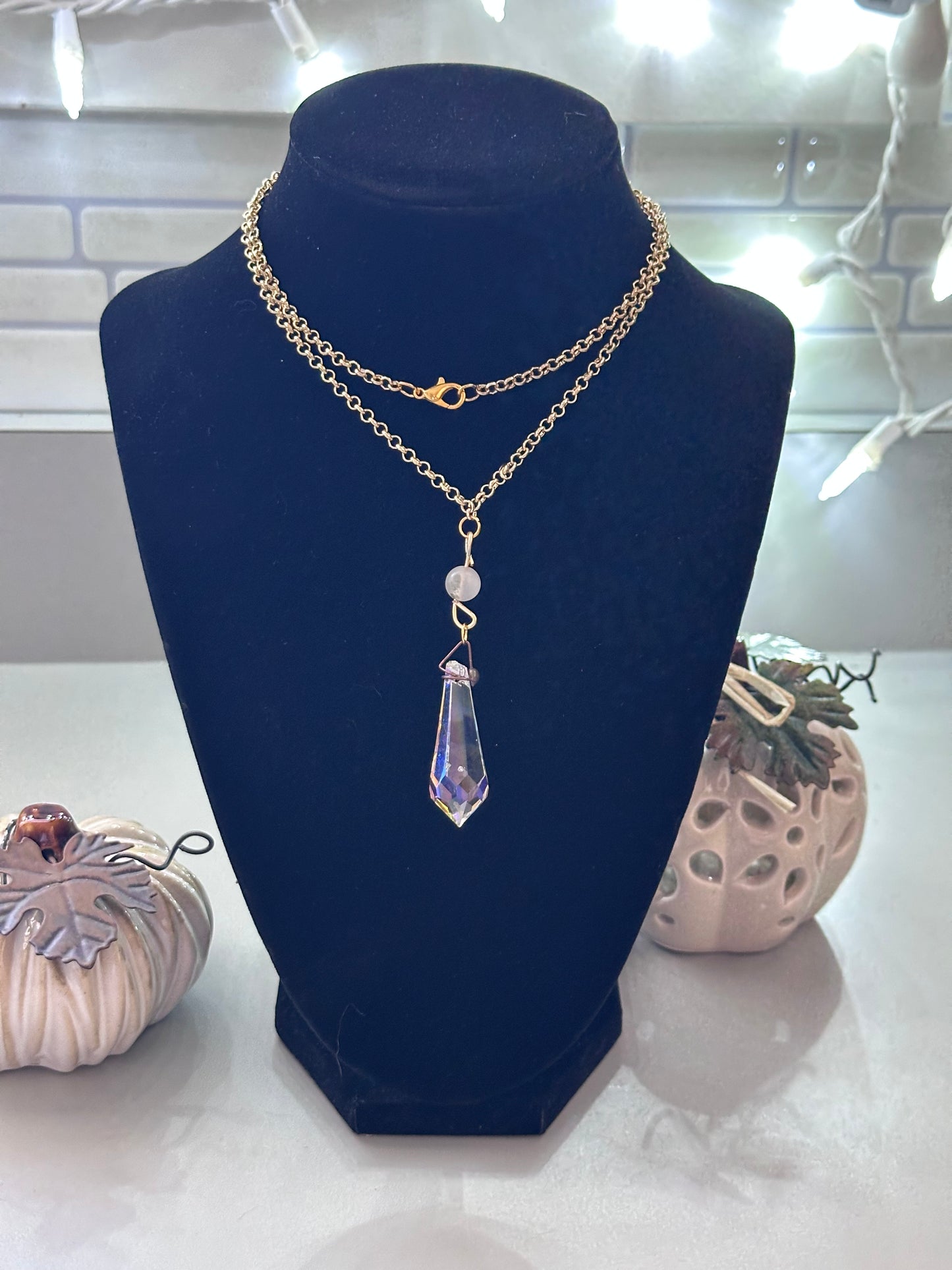 Sun catcher necklace