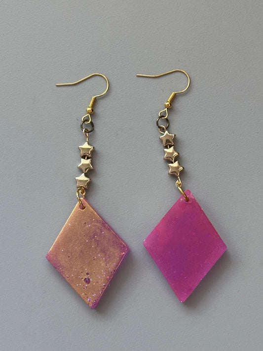 Star accent earring