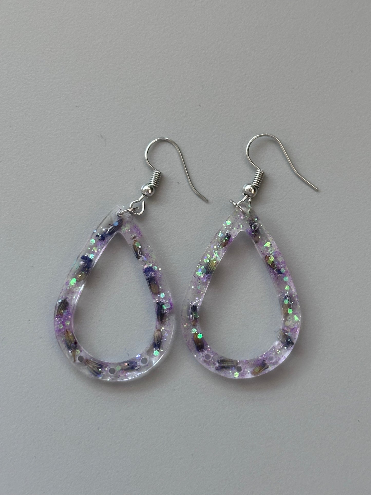 Lavender earrings