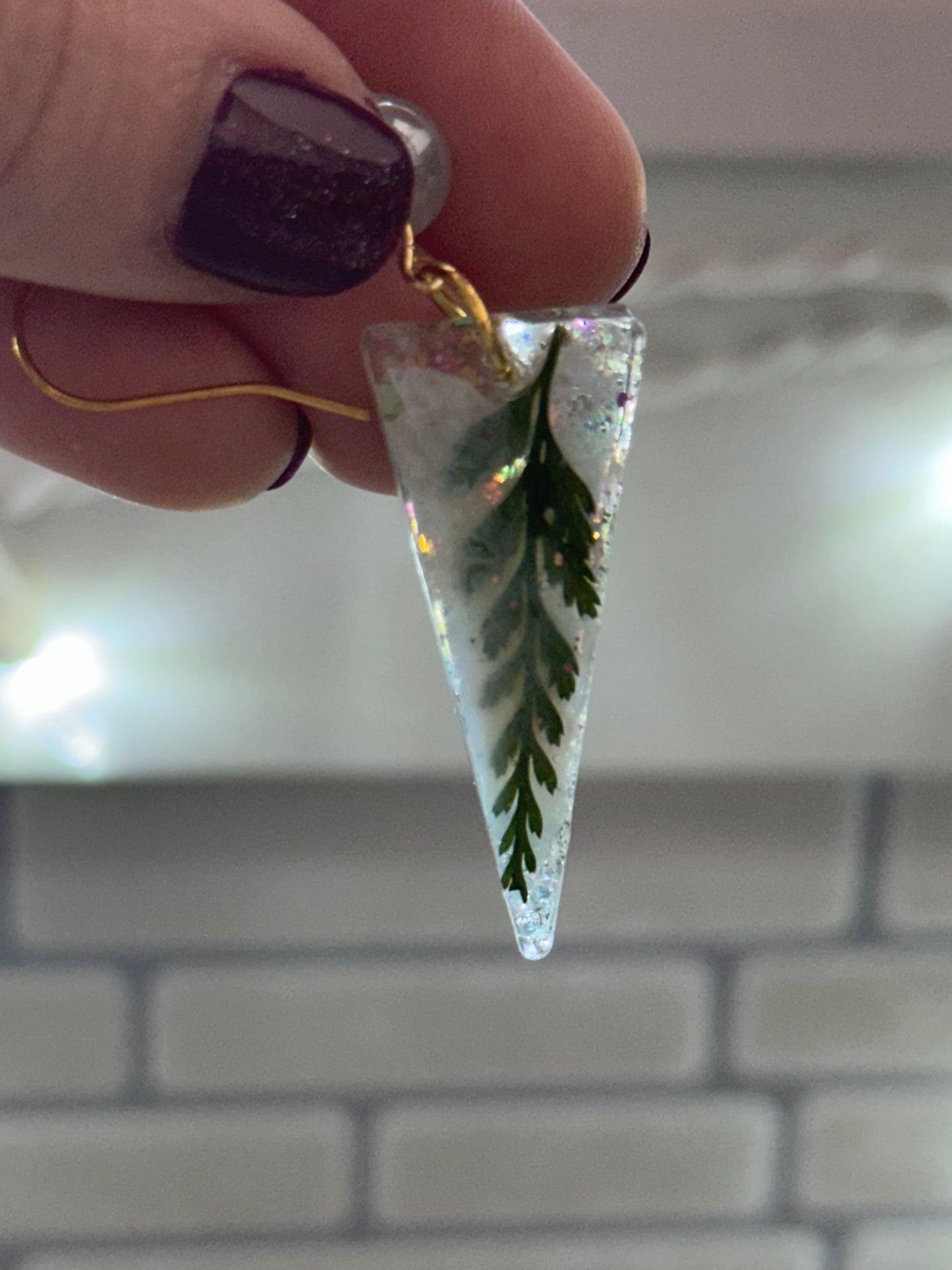 Leaf earrings