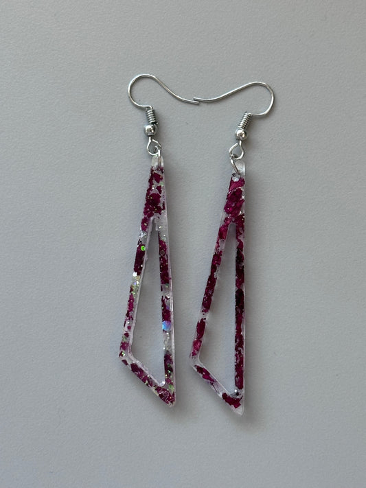 Rose earrings